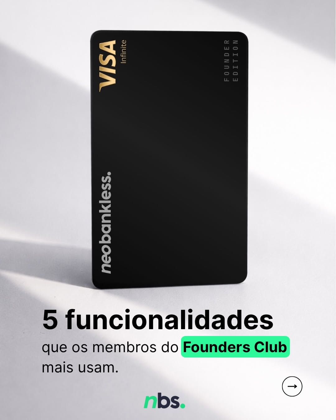 Carrossel NBS — Founders Club