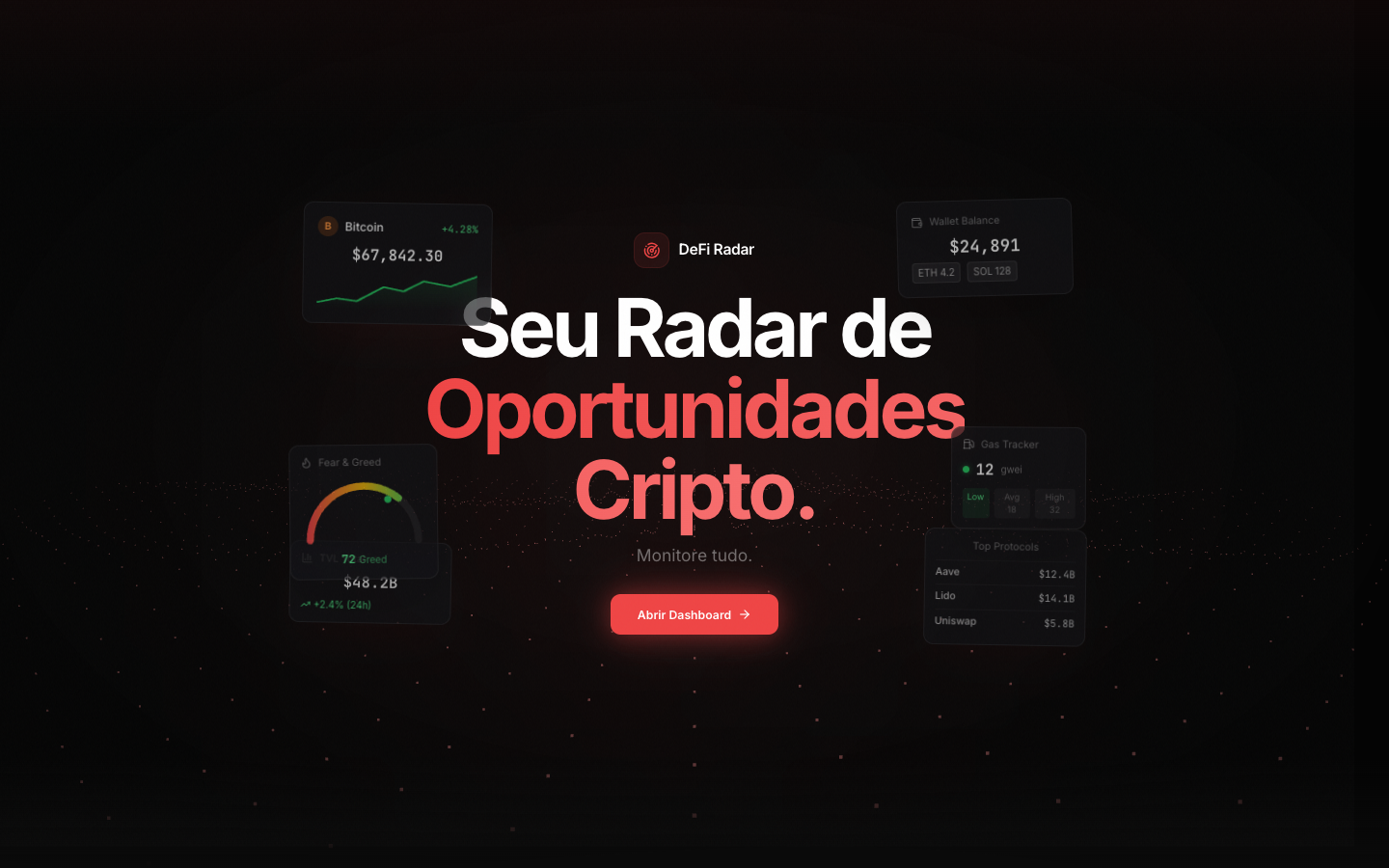 DeFi Radar — Dashboard