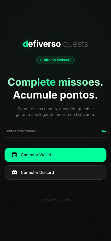 Defiverso Quests — Mobile