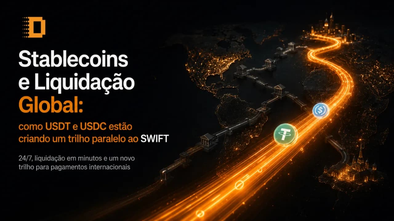 DSEC no LinkedIn — Stablecoins e liquidacao global: USDT e USDC criando um trilho paralelo ao SWIFT