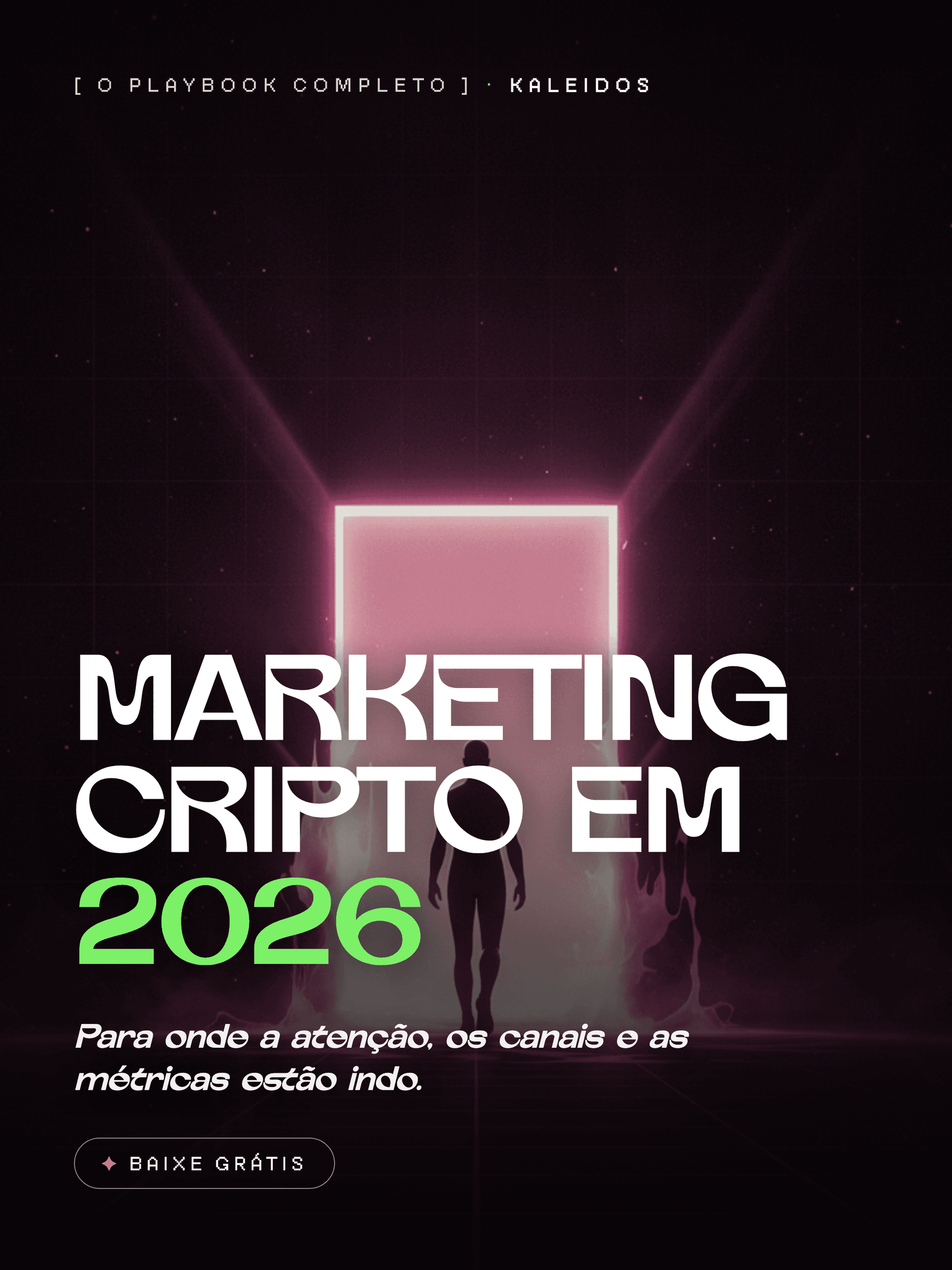 Capa do Playbook — Marketing Cripto em 2026