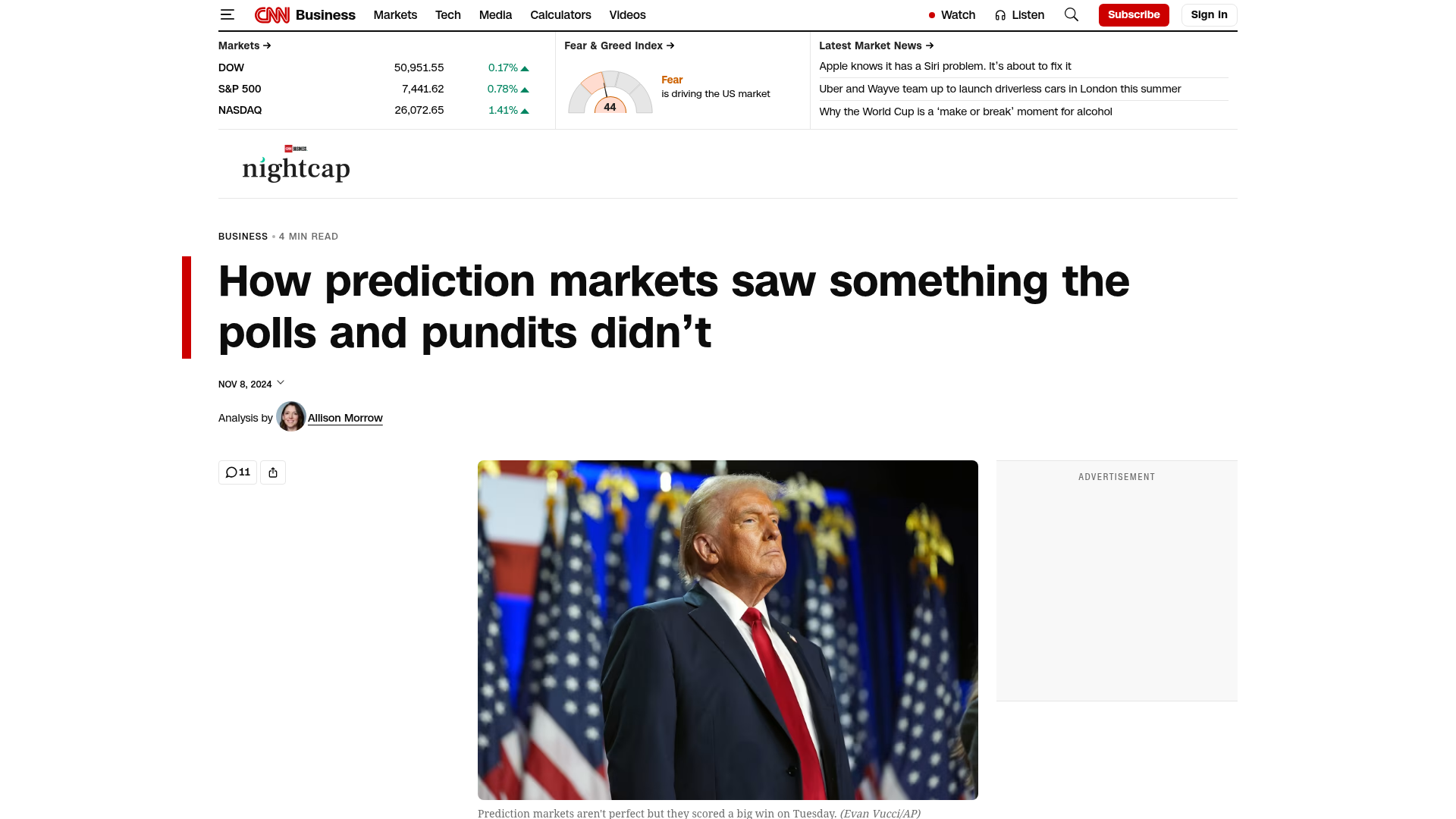 A CNN Business escreveu uma matéria sobre