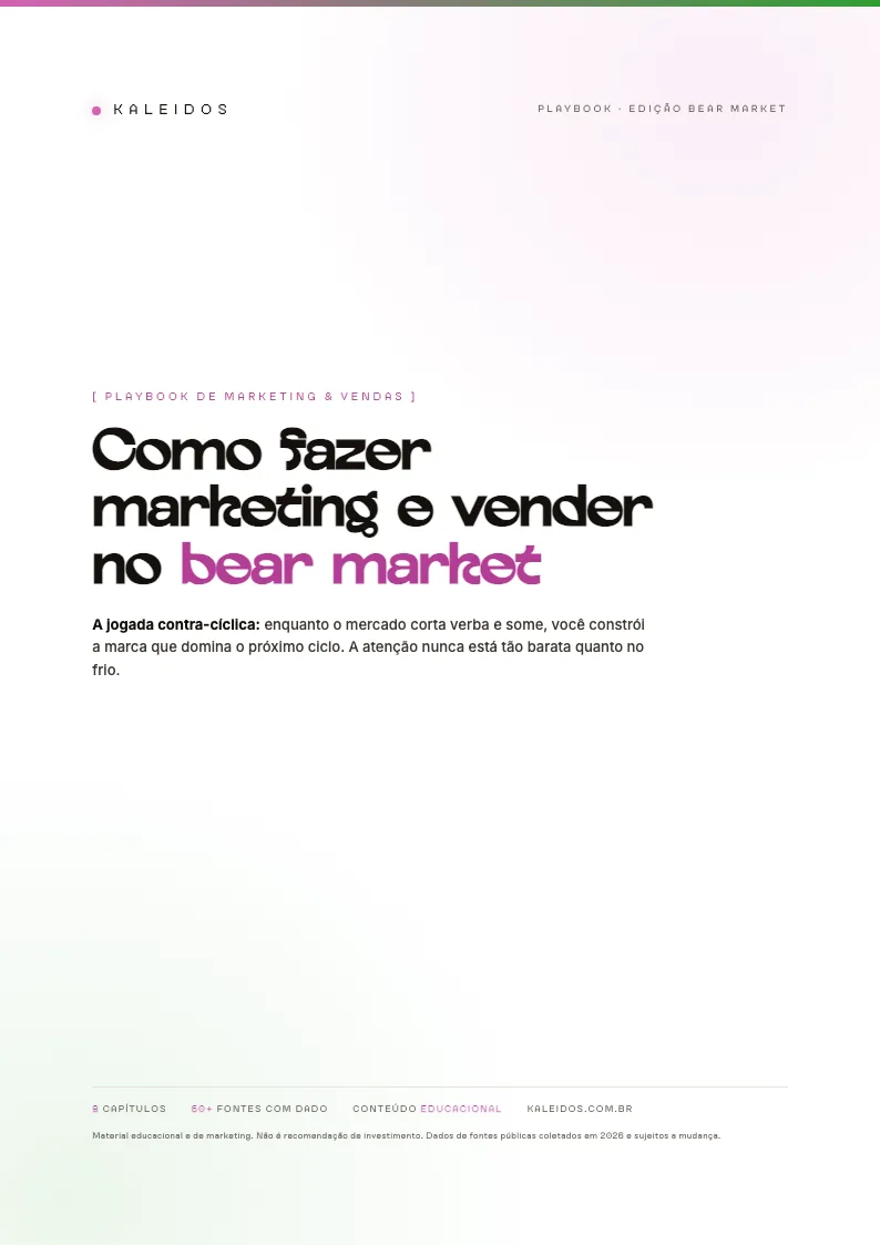 Capa do Flagship — Como fazer marketing e vender no bear market