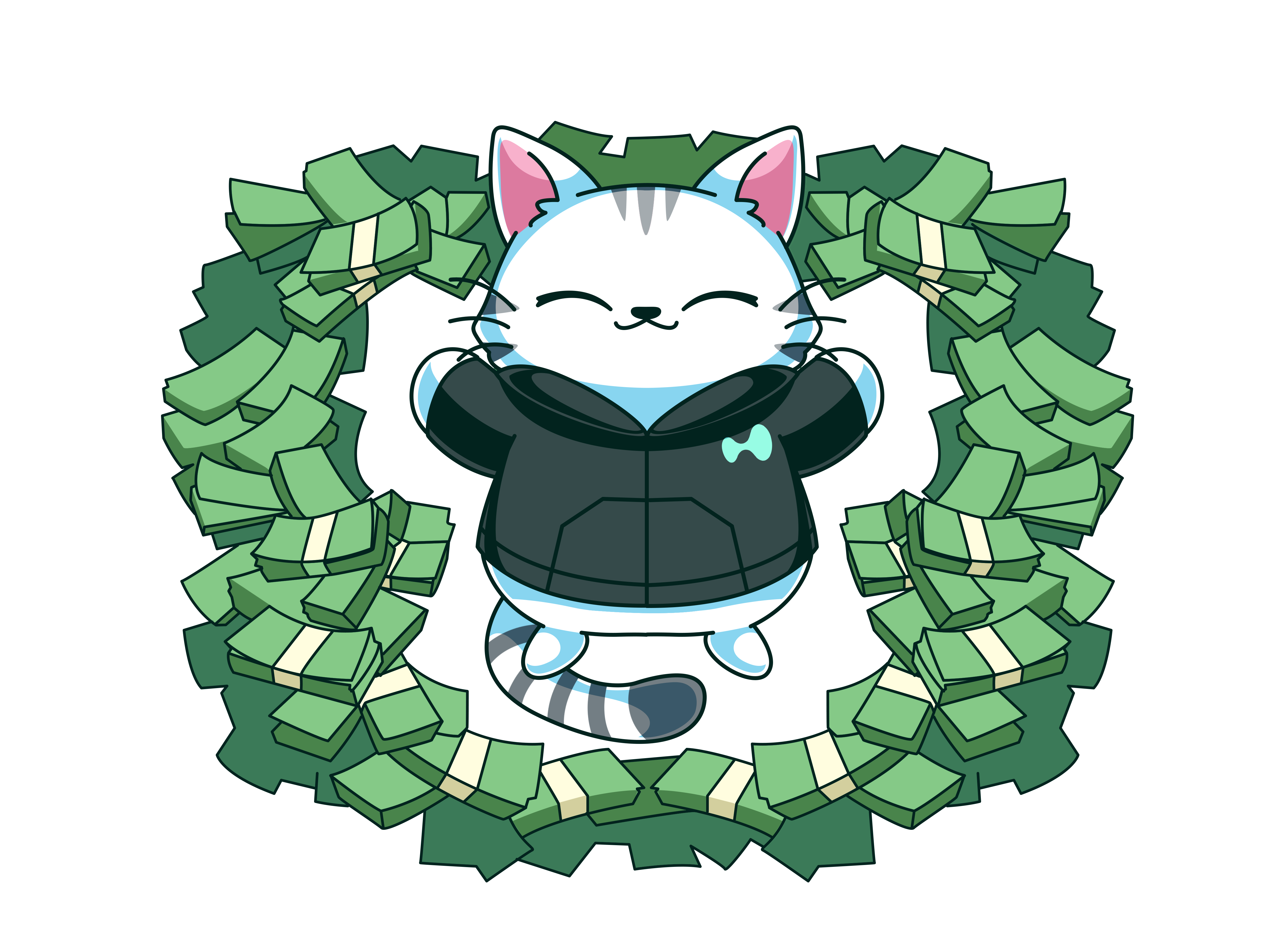 Hypurr cercado de dinheiro