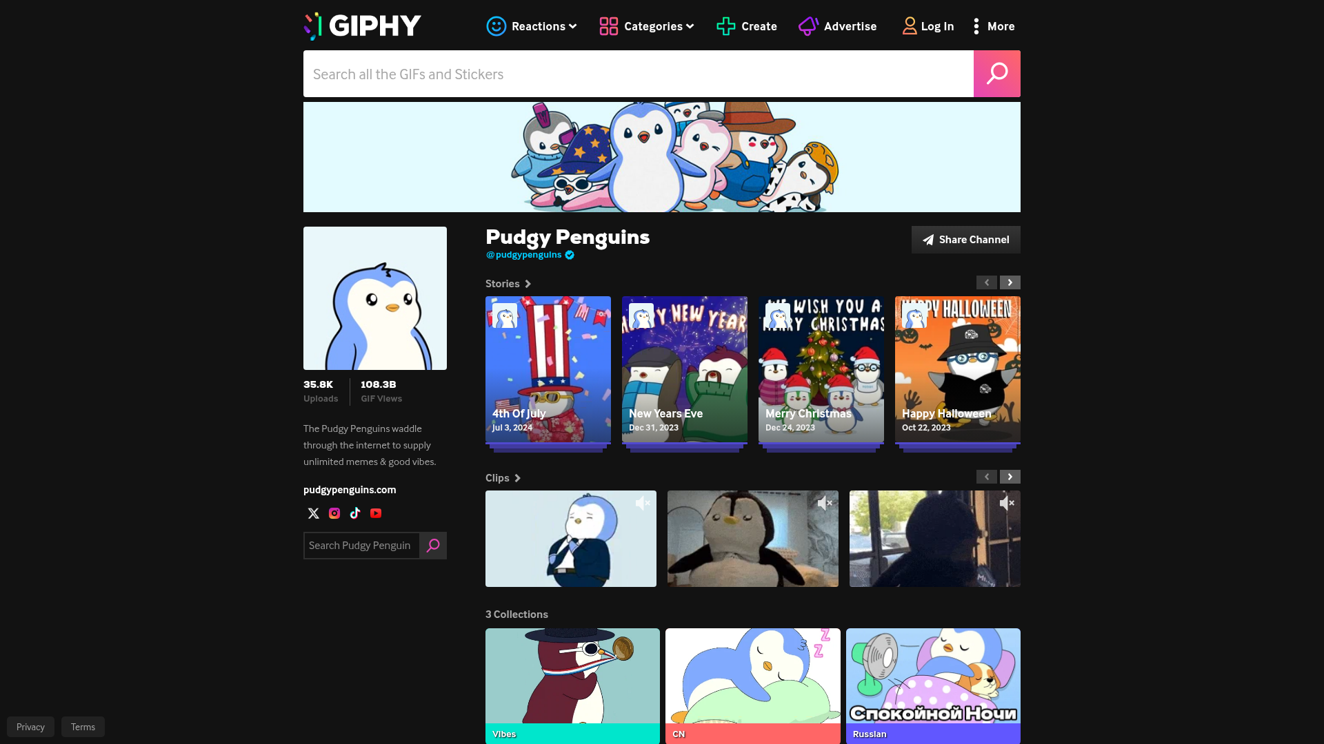Canal Pudgy no GIPHY