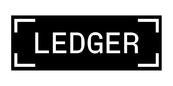 Logo de Ledger, parceiro da Kaleidos Digital